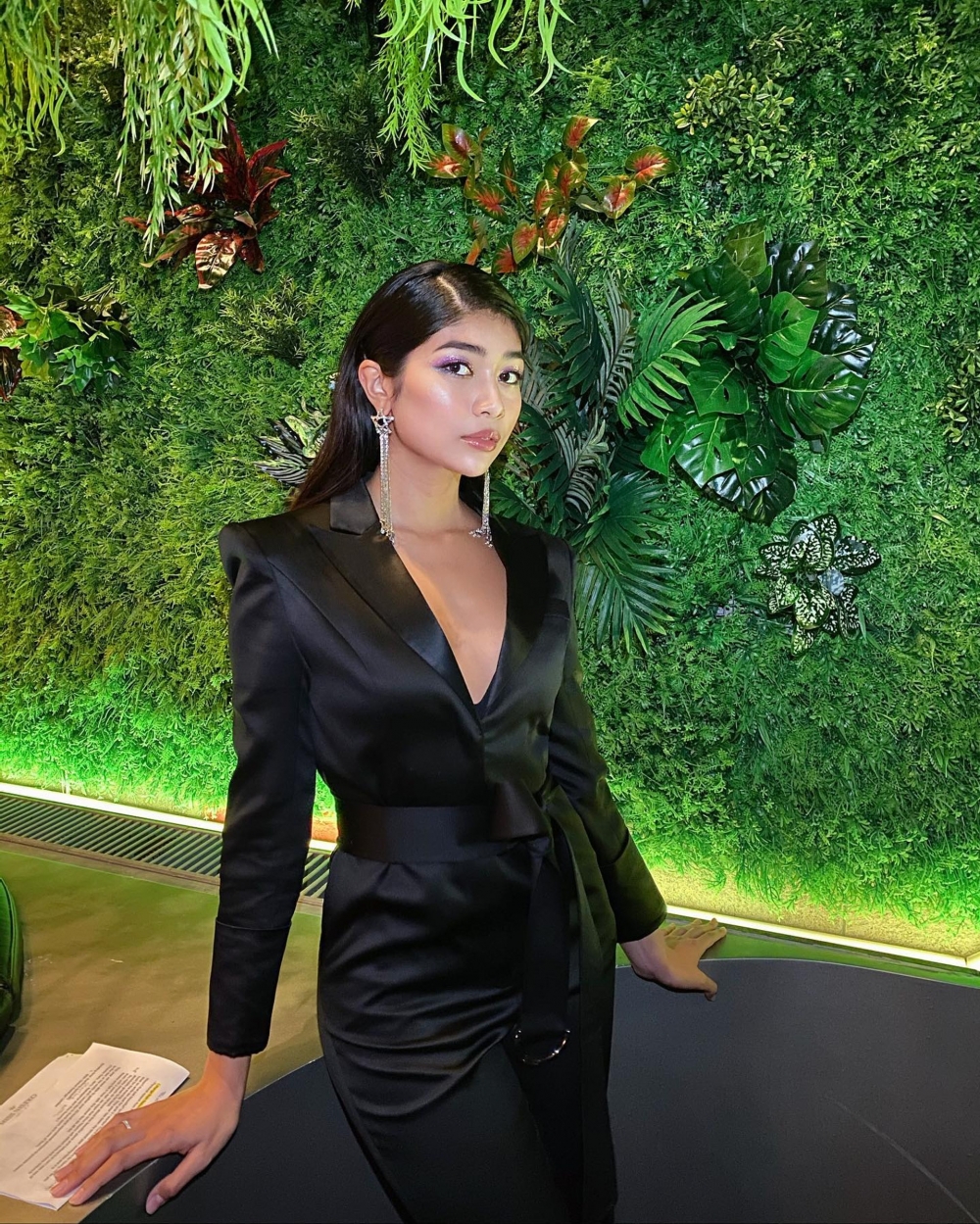 普莉亞有成176cm高。