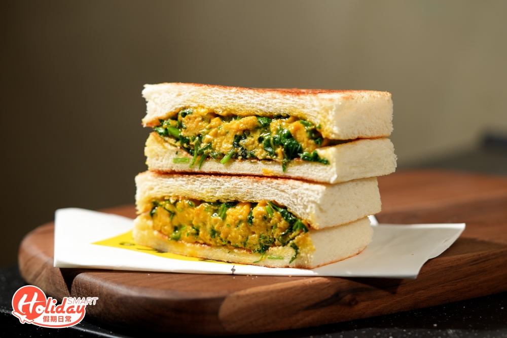 芫茜控必食這款芫茜滑蛋三文治。