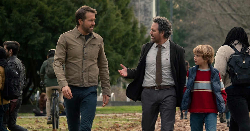 死侍Ryan Reynolds與「變形俠醫」Mark Ruffalo的「父子」同框~
