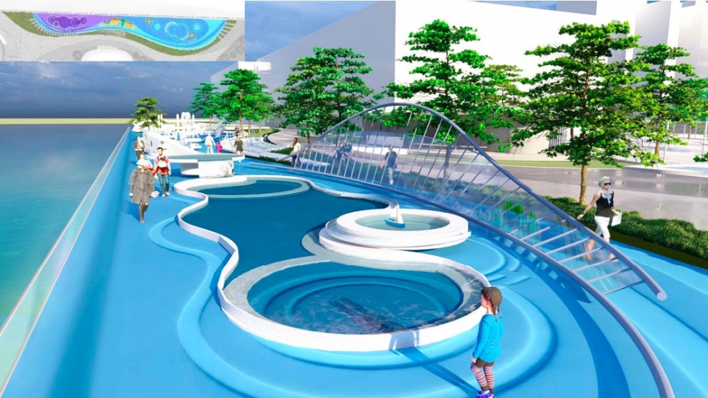 當中最值得期待是將會設有全港最大型的戶外彈床、戲水及嬉沙區等的共融遊樂及健身設施，是海濱地帶首個同類型設施。