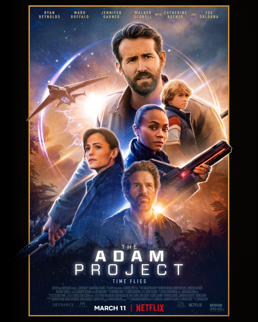 Netflix原創科幻冒險電影《超時空亞當計畫》(The Adam Project)於3月11日獨家上架~