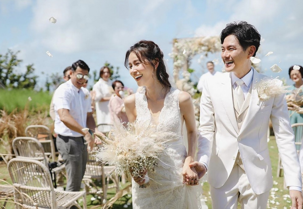 蕭正楠同黃翠如2018年宣佈結婚