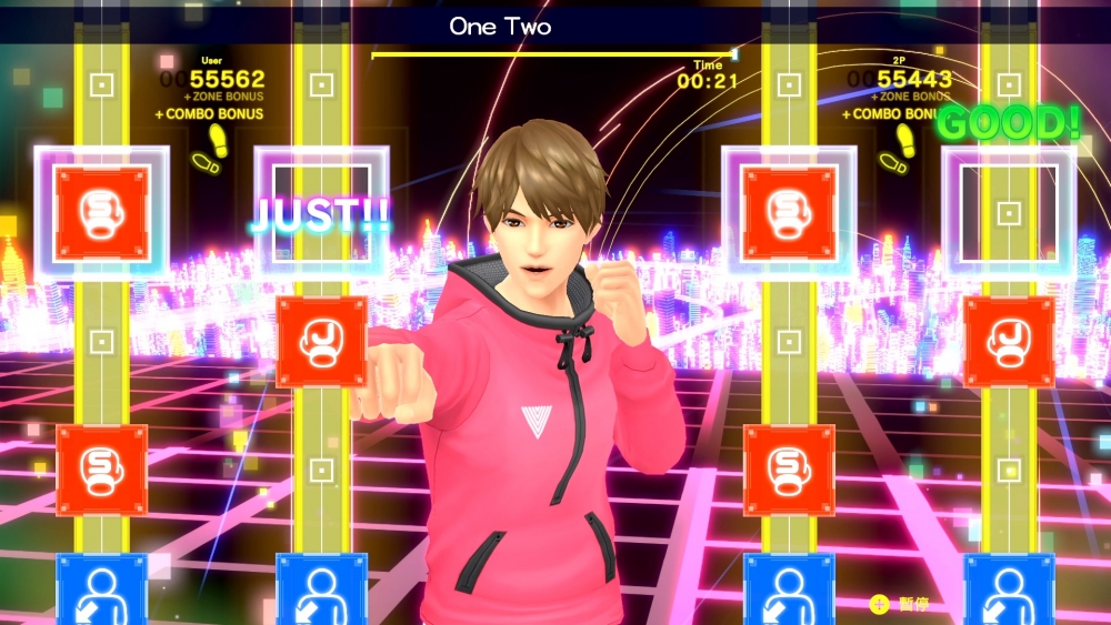「Fitness Boxing」以拳擊結合音樂。