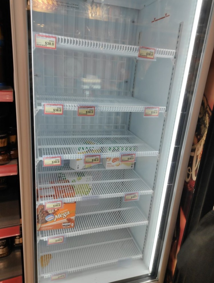 有網民就上載自己行超市時,已經冇晒雪糕!