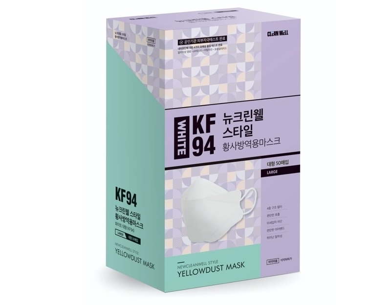 「KF」為韓國健保局指定的口罩標準。