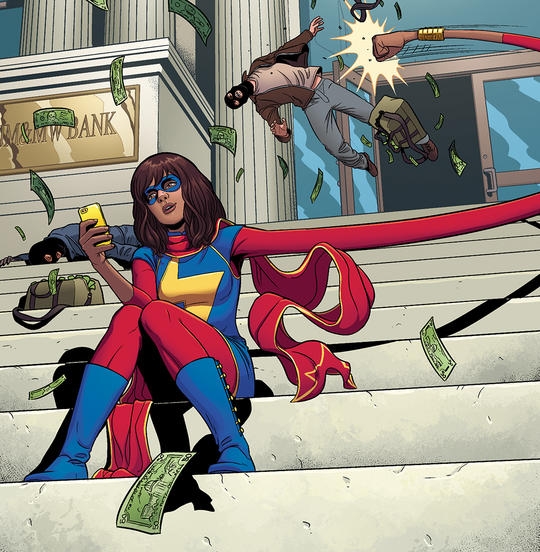 「Ms.Marvel 」擁有多種超能力,包括最為人知的自由變形。