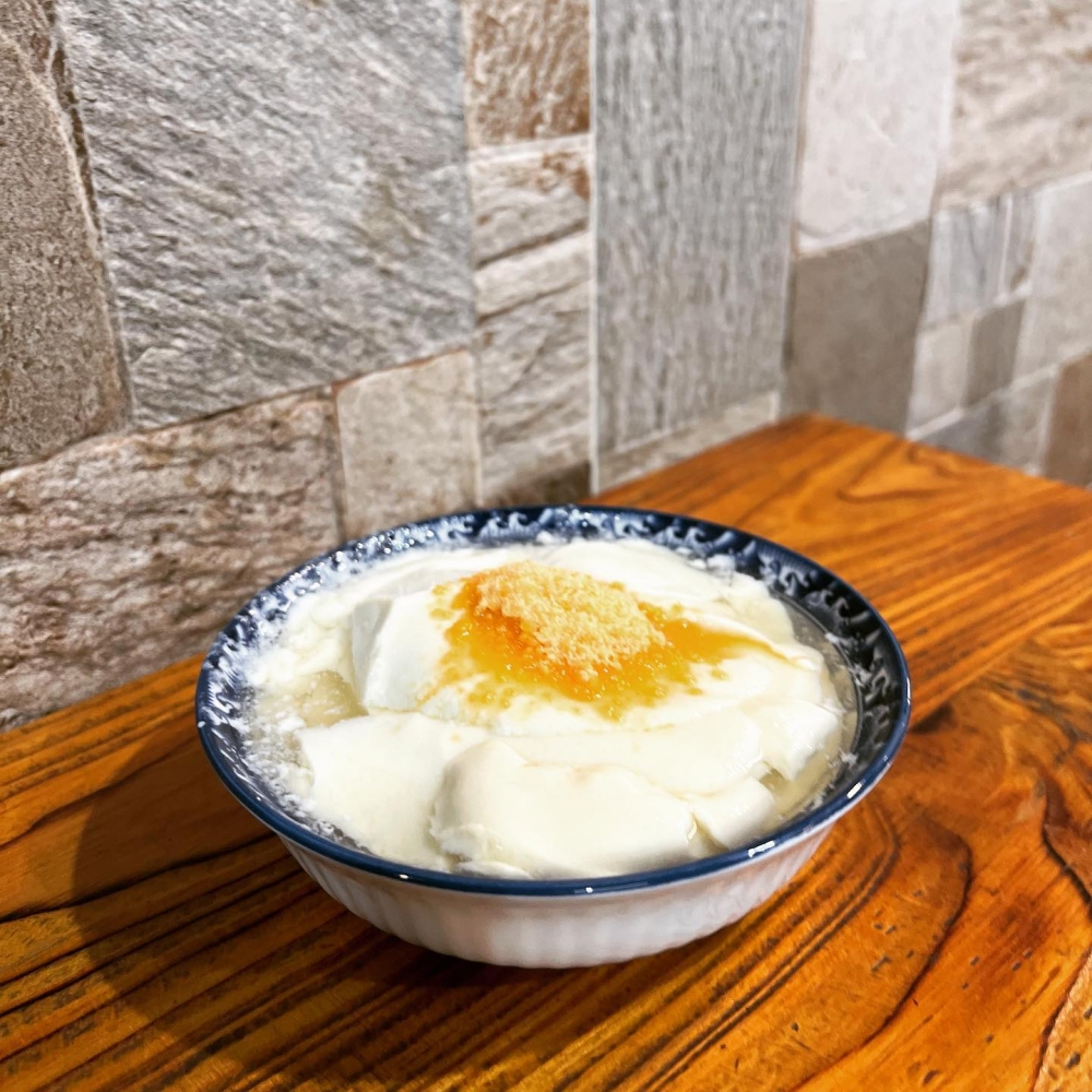 豆腐花帶有豆香，而且入口非常滑溜。