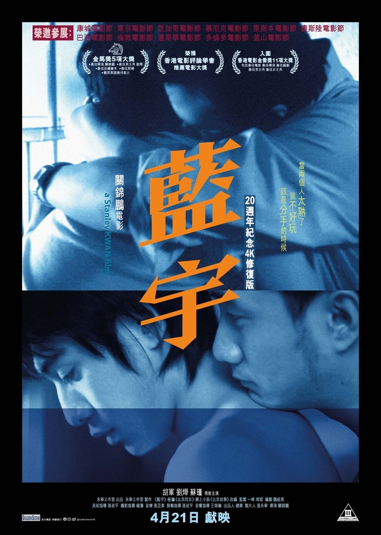 4月電影2022推介：藍宇（20週年4K修復版）