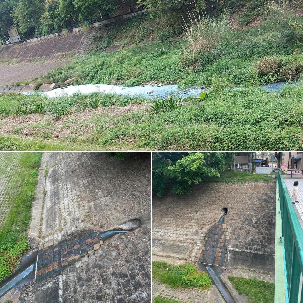 區議員劉勇威呼籲街坊如發現非法傾倒情況或有人傾倒油漆物料到雨水渠要及時通報，因為污染物會直接流出河道。 