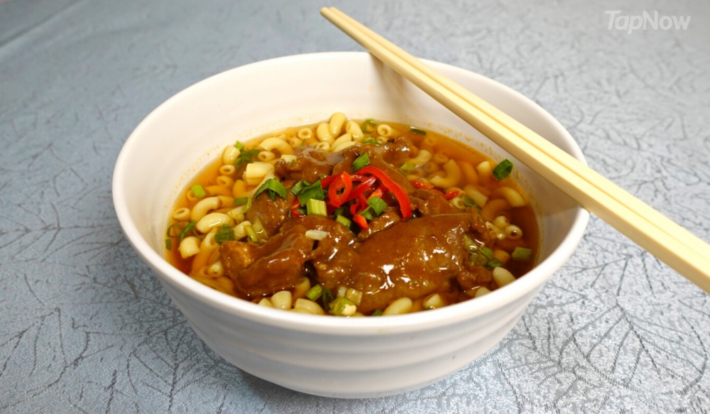 沙嗲安格斯牛肉通粉