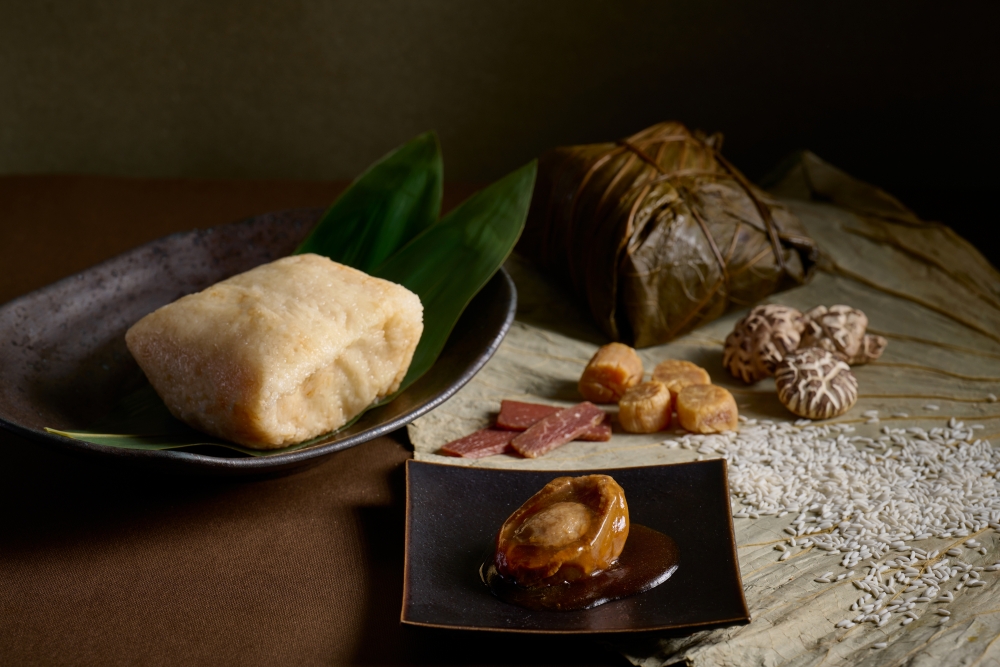 香宮二十七頭吉品乾鮑魚金腿粽