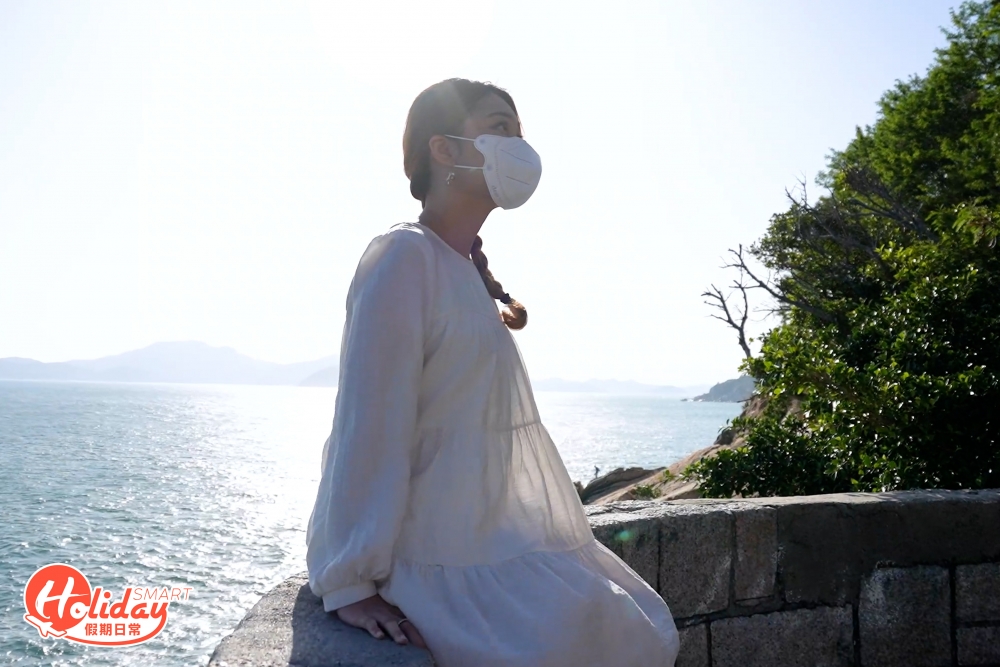 可以坐在石壁上吹着海風拍照,感覺就如去到天涯海角。