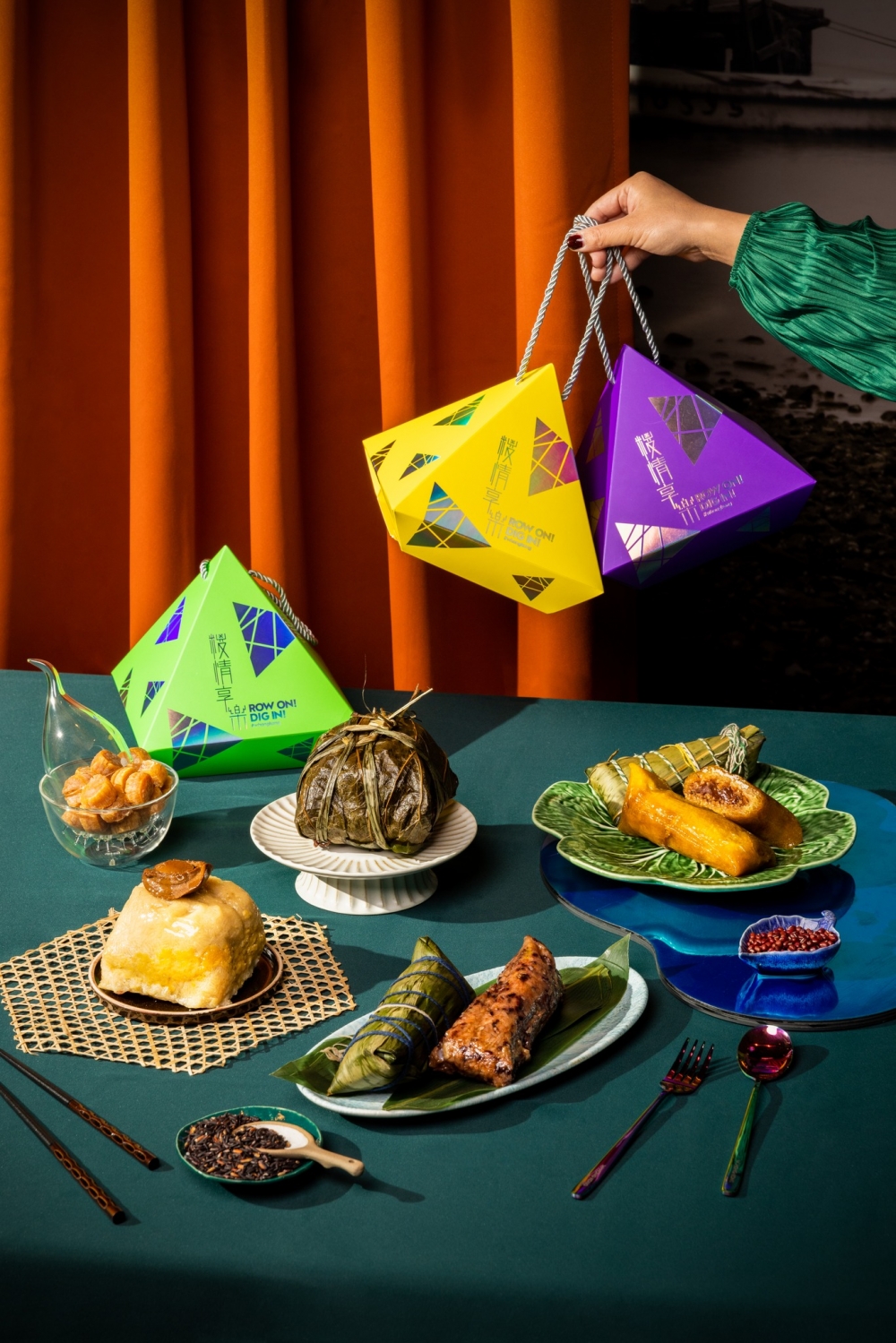 W酒店推出三款不同的端午粽~