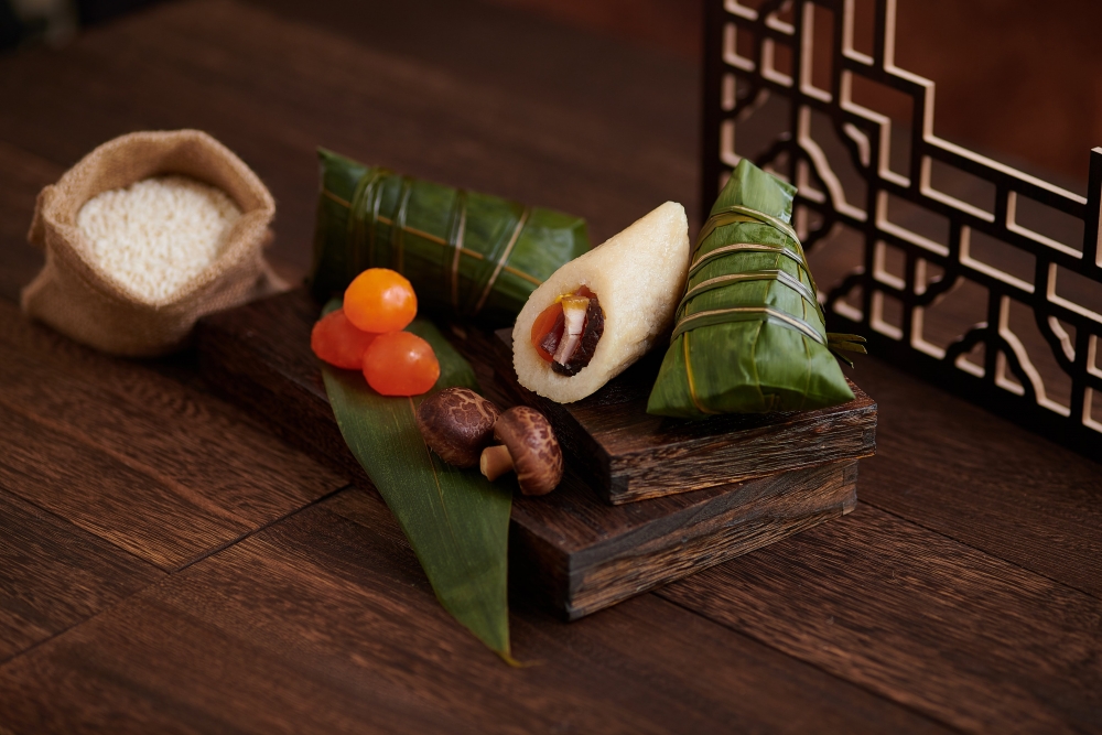 金腿蛋黃鹹肉粽