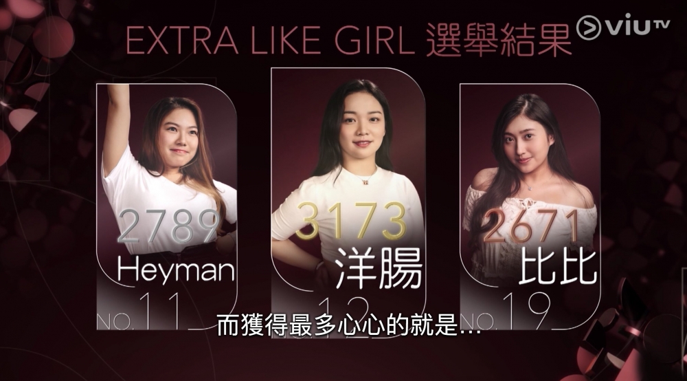 節目開播前,電視台舉辦咗「EXTRA LIKE GIRL」公開投票選舉!