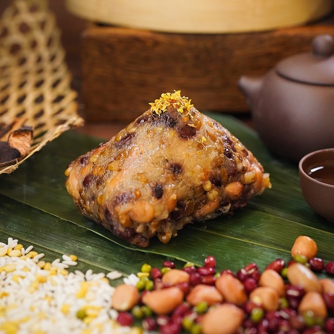 五穀桂花陳皮豆沙糉