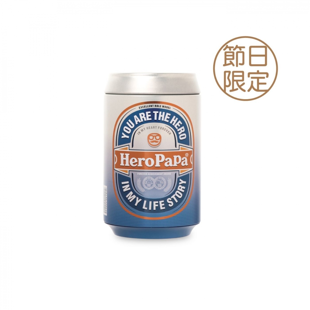 啤酒罐造型的「父親節什錦酥條禮盒」！