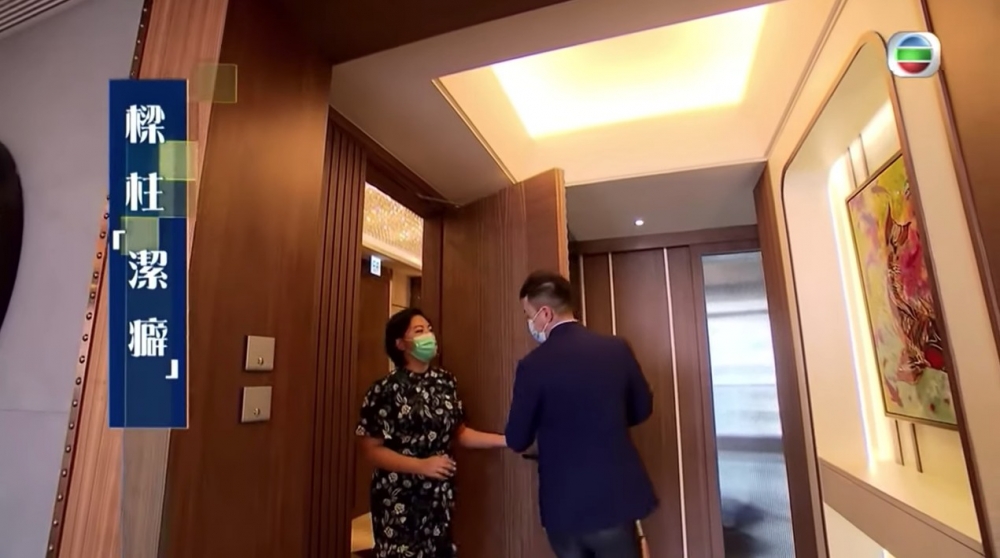 玄關嘅掛畫好相似