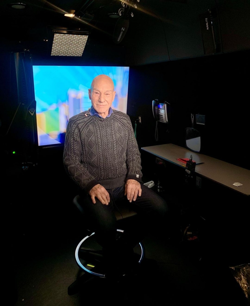 Patrick Stewart飾演《X-Men》的經典角色「X教授」~