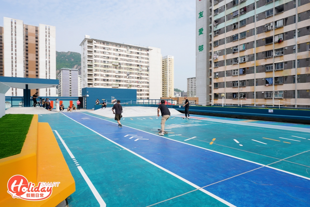 場地將會成為香港首個空中滑輪運動場，一個場地玩齊3種新興運動，包括滑板、平衡車、滾軸溜冰！