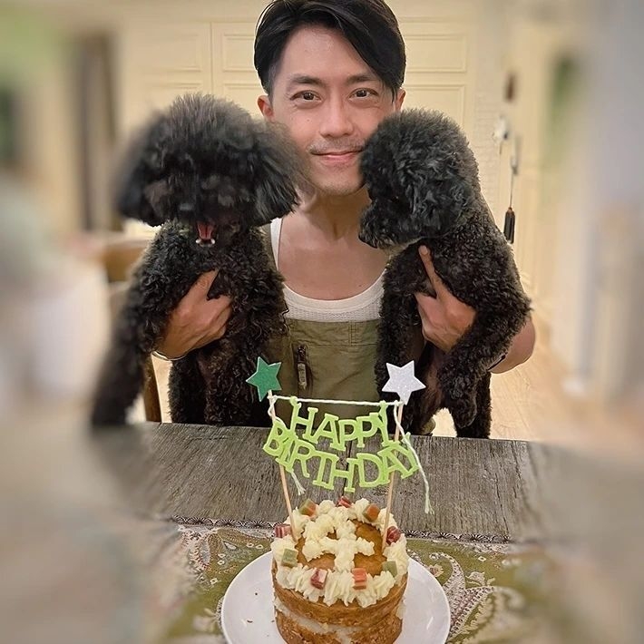 其實森美自己都有兩隻愛犬
