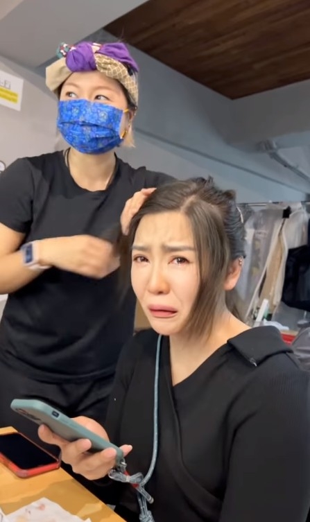 娟姐化妝化到喊