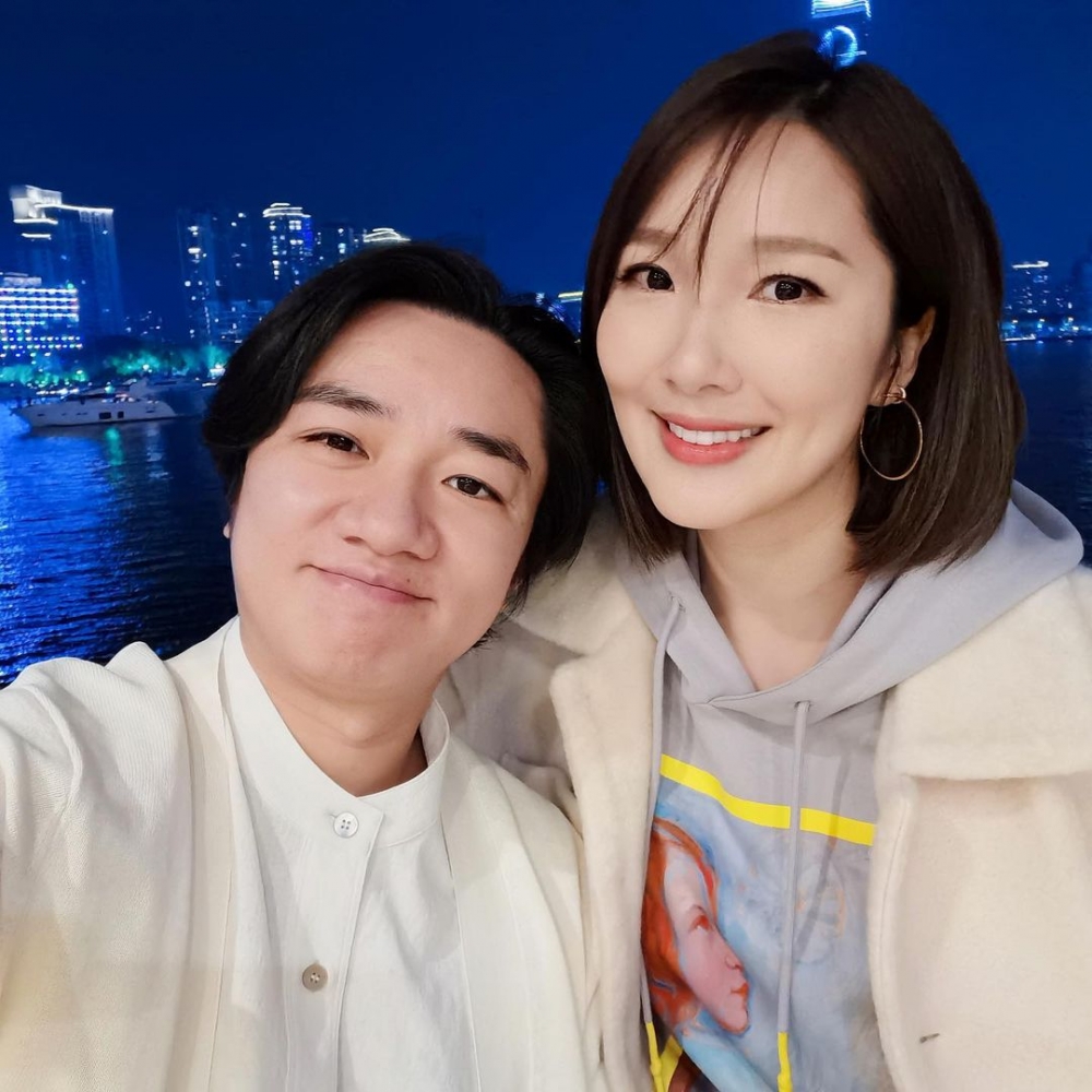 王祖藍和太太李亞男相當恩愛。