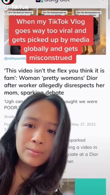 Amjea近日拍片澄清自己嘅目的。