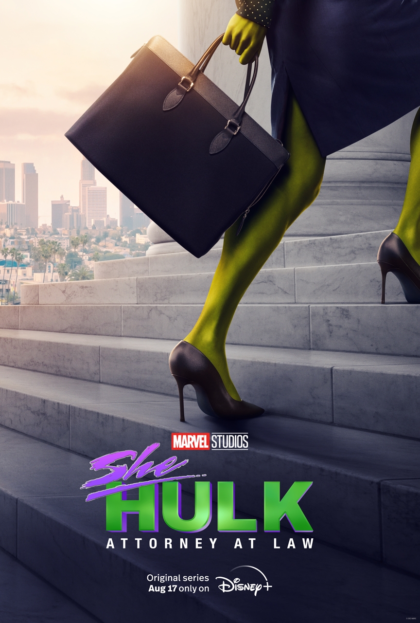 漫威電影宇宙第四階段的全新超級英雄影集《She-Hulk》公開首個預告和海報!