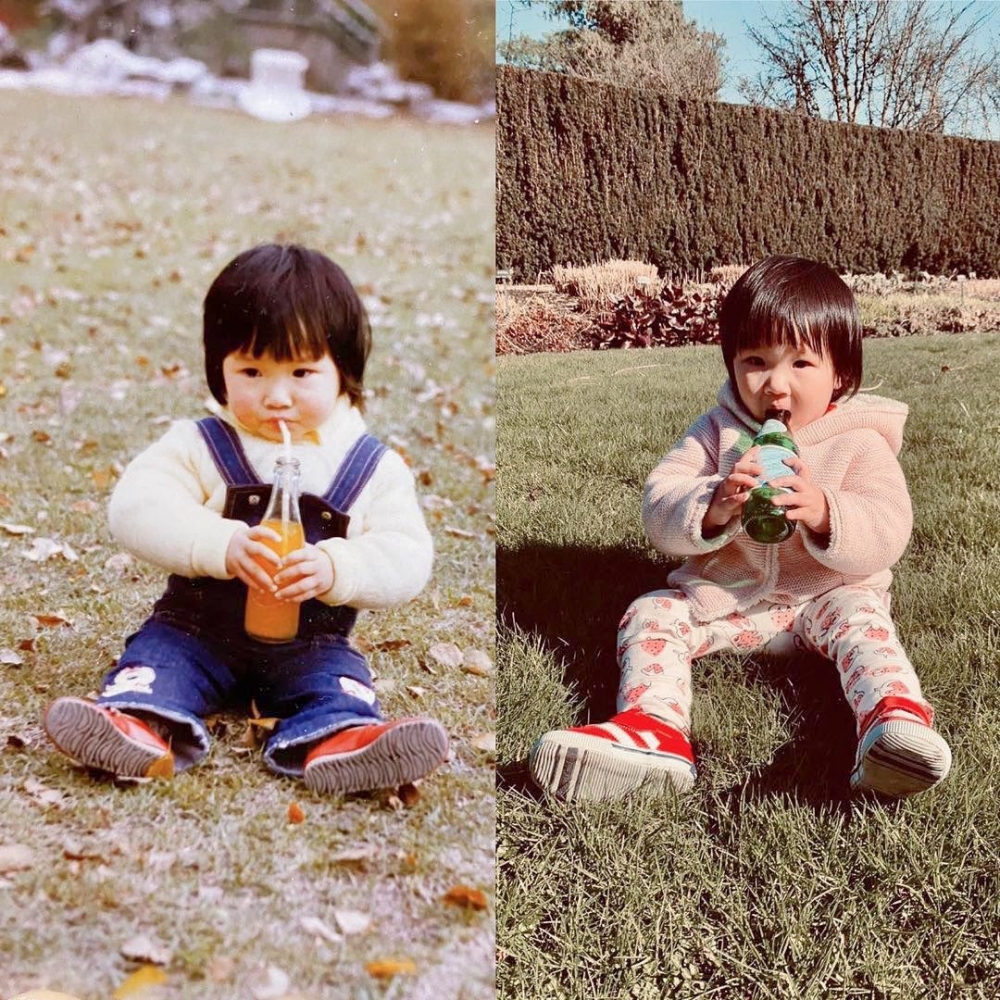 王祖藍曾上載李亞男童年照，認為Gabby係似媽媽！