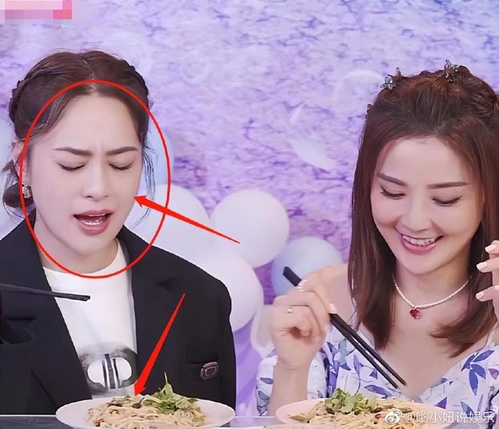 阿嬌辣到即刻皺眉