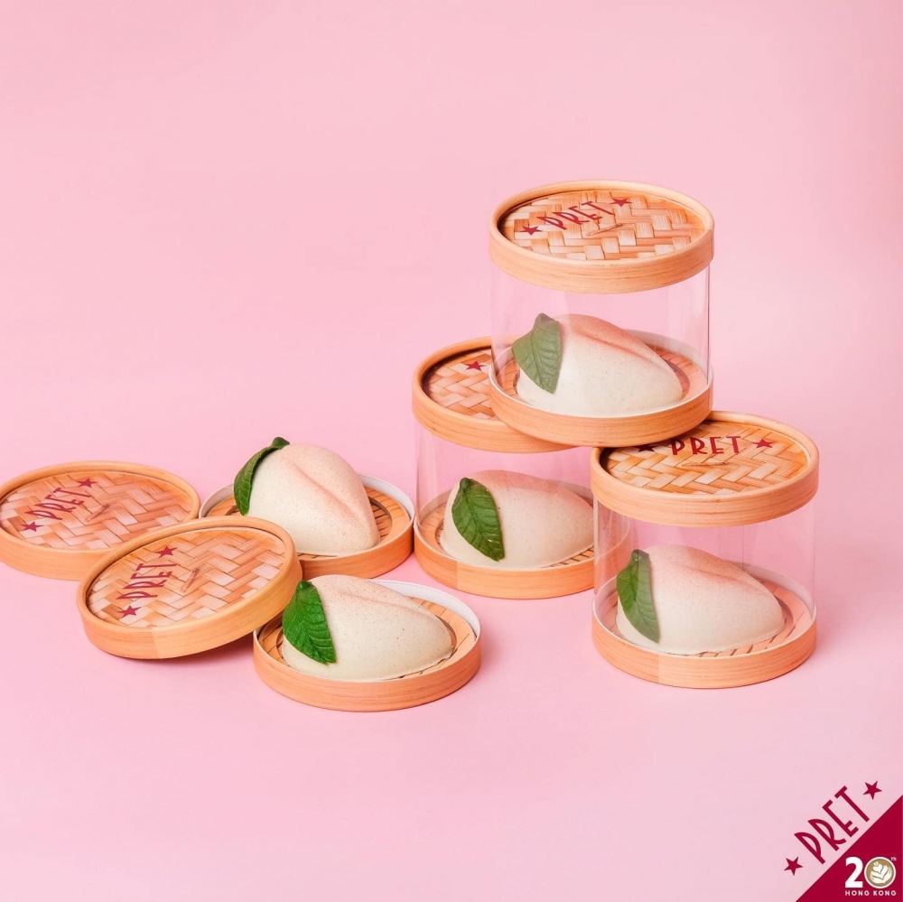 壽桃造型的蛋糕超可愛！