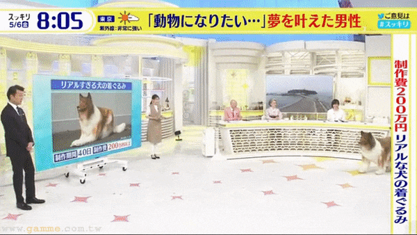 Toco喺直播中展露自己自小模仿四腳動物嘅功力