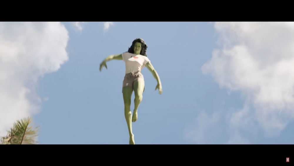 「She-Hulk」不同於「Hulk」,變身後仍保留個性、智慧和情緒控制的能力。
