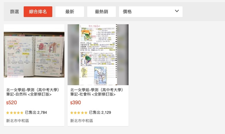 現時呢2科嘅筆記都為佢賺到約60萬港幣！