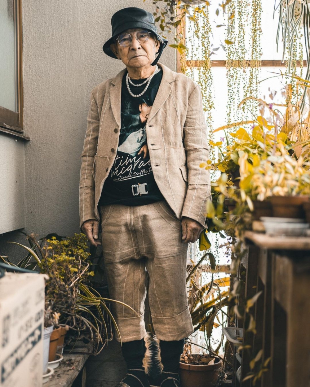 孫仔Naoya好有潮流觸覺。