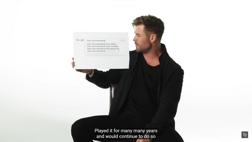Chris Hemsworth亦表示如果影迷希望自己繼續演雷神,會繼續做下去~