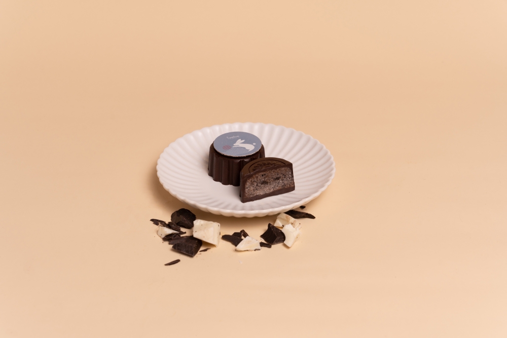 曲奇忌廉白朱古力月餅。