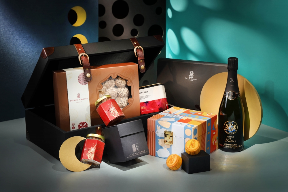 中秋節特級禮物籃。