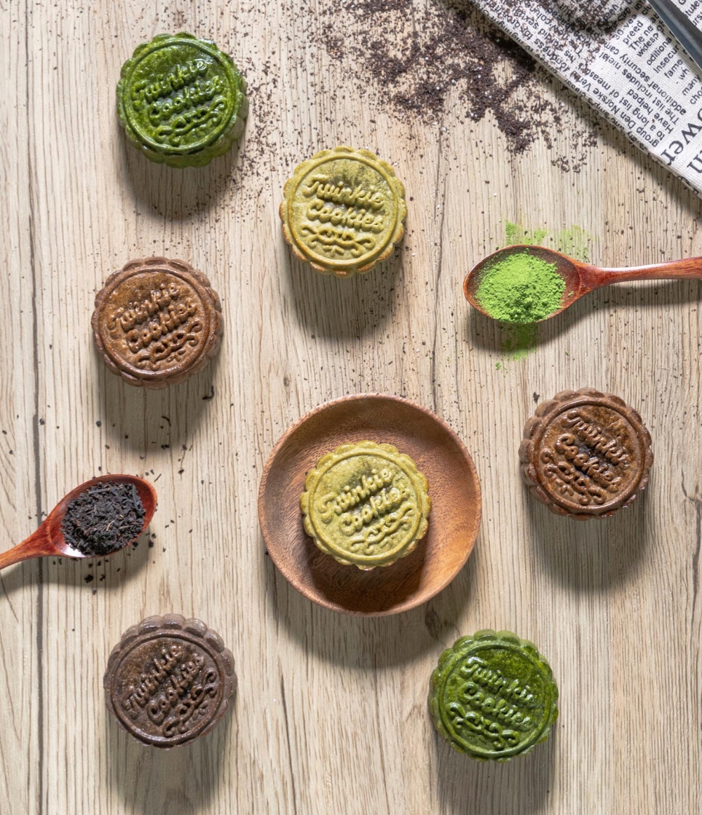 日本茶主題流心麻糬月餅系列。