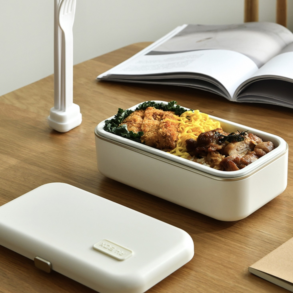 上班族自熱電飯盒：800ml容量，仲有分隔板！每日唔同料理配搭都OK！