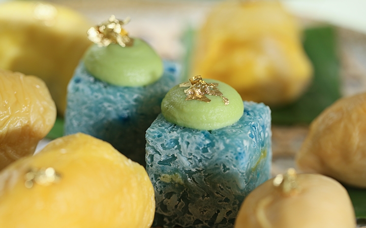 榴槤班蘭糯米飯。