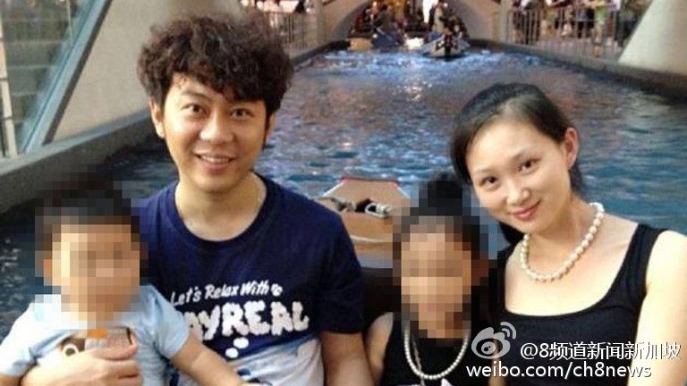 楊寅更將妻兒由中國帶往新加坡，入住富婆嘅豪宅內。