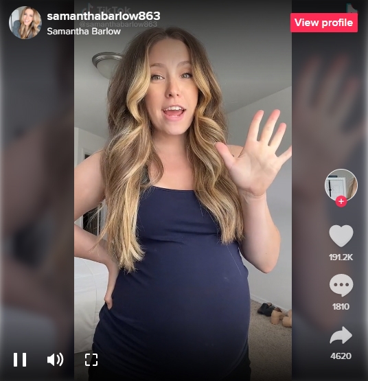 外國一名人妻Samantha Barlowch拍片分享生仔尷尬事。