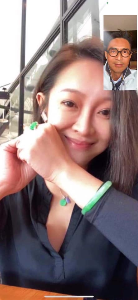 其後，因為疫情關係二人經常分隔兩地，只能靠FaceTime聯絡！