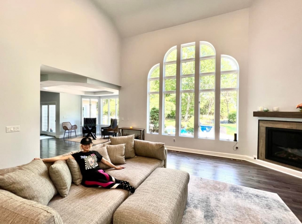 從相片中可見別墅空間超大