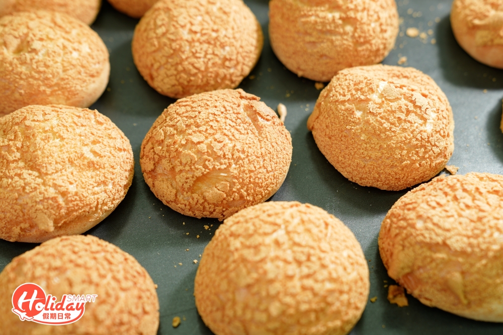 在這裏還可以找到曾經風靡一時的菠蘿皮麻糬波波，粒粒焗至脹卜卜，外層為超鬆脆的菠蘿皮，咬開是煙韌的麻糬，保持到麻糬應有的空氣感，而且只是賣$5粒，相當抵食！