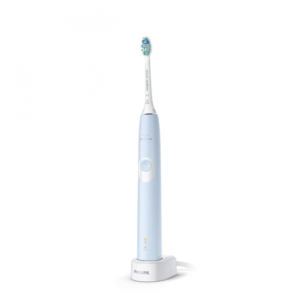 飛利浦聲波震動牙刷：清除多達7倍牙菌膜，牙齒更潔淨！