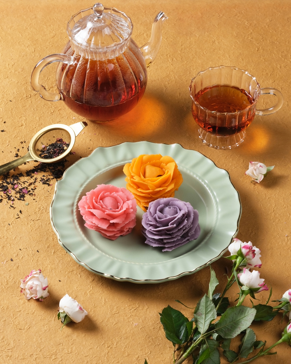 香甜栗子、清新⻘蘋果及經典鹹蛋黃口味。