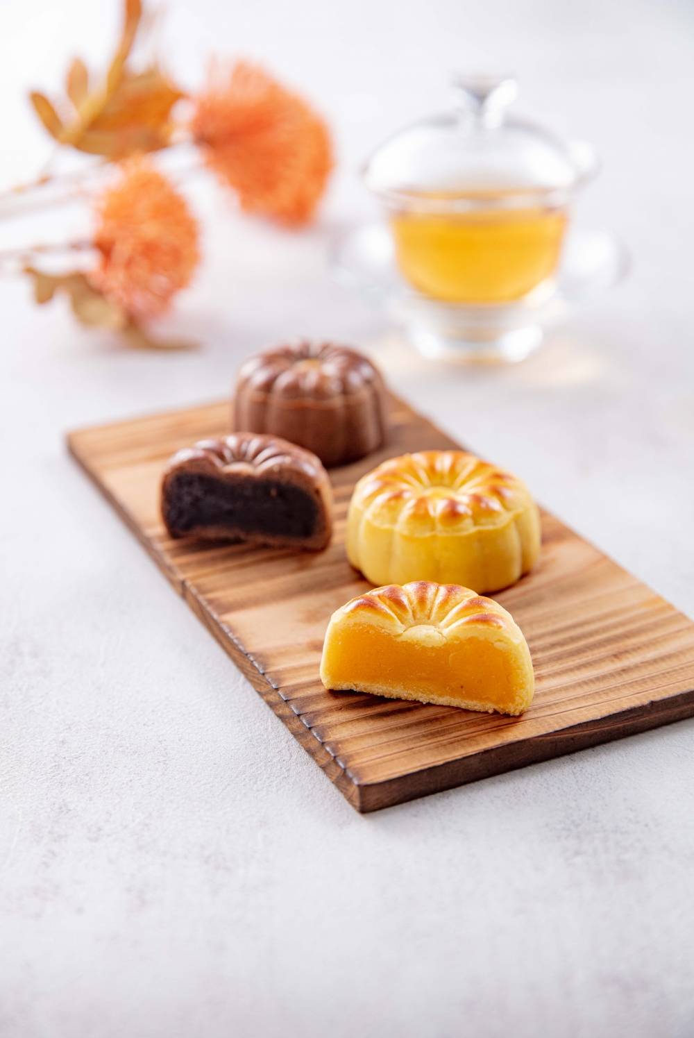 現烤手工月餅。